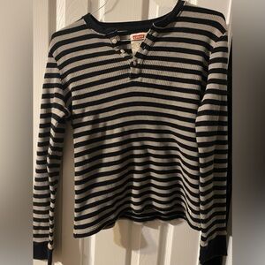 Levi’s striped long sleeve shirt